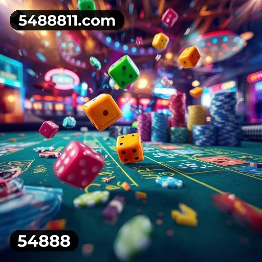 Imagem promocional da 54888 mostrando a plataforma e suas vantagens