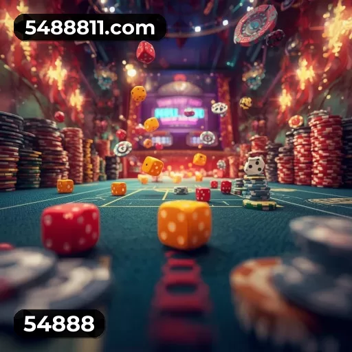 Imagem promocional da 54888 mostrando a plataforma e suas vantagens