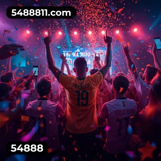 Imagem promocional da 54888 mostrando a plataforma e suas vantagens